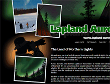 Tablet Screenshot of lapland-auroras.com